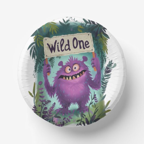 Wild One Paper Bowls