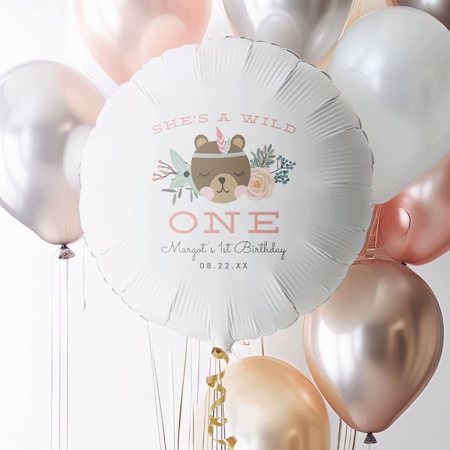Wild One | Personalized First Birthday Balloon (Creator Uploaded)