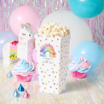 Wild One Rainbow Kids Birthday  Favor Boxes