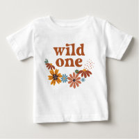 Wild One Retro Boho Wildflower 1st Birthday