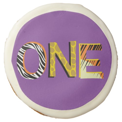 Wild One Safari 1st Birthday Party Kids Sugar Cookie