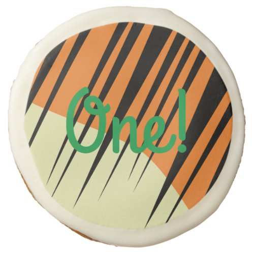 Wild One Safari 1st Birthday Party Kids Sugar Cookie