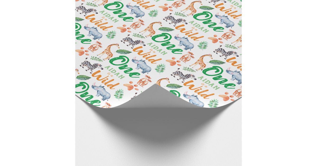 Jungle Gift Wrap, Birthday Wrapping Paper, Gender Neutral Gift Wrap, Party  Animal Birthday Gift Wrap, Wrapping Paper Rolls, Gift Wrapping 