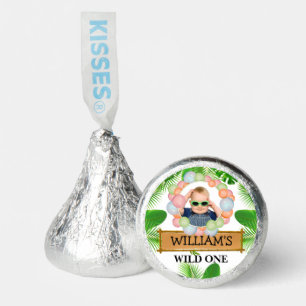 Wild One Safari Animals First Birthday PHOTO Hershey®'s Kisses®