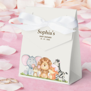Wild One Safari Baby Shower Favor Boxes
