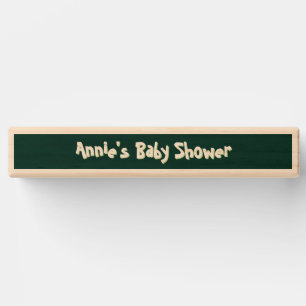 Wild One Safari Baby Shower Giraffe Green Topple Tower