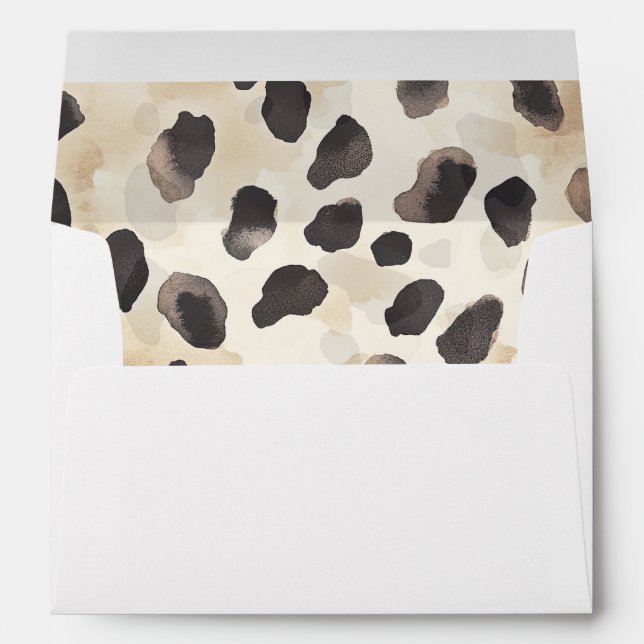 Wild One Safari Baby Shower Invitation Envelope (Back (Bottom))