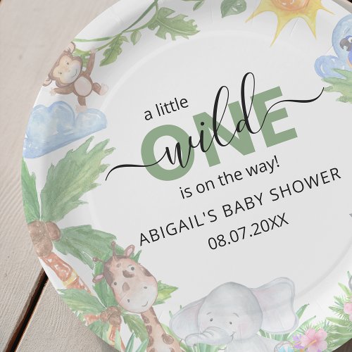 Wild One Safari Baby Shower Napkins Paper Plates