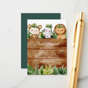 wild one safari book request card