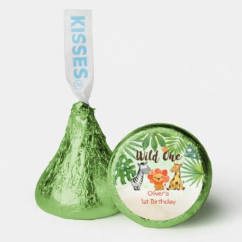 Wild One  Safari First Birthday Hershey®'s Kisses® by MetroEvents at Zazzle