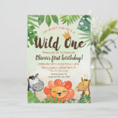 Wild One, Safari First Birthday Invitation | Zazzle