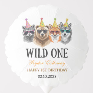 Wild One Safari First Birthday – Jungle Animal Balloon