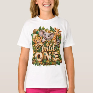Wild ONE Safari First Birthday T-Shirt