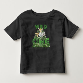 Wild One Safari First Birthday Toddler T-shirt