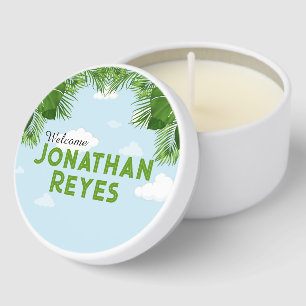 Wild One Safari Jungle Baby Shower Mini Candle Favors