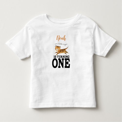 Wild One Safari Jungle Tiger 1st Birthday Toddler T_shirt
