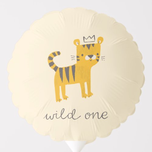 Wild One Tiger Cat Balloon