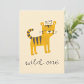 Wild One Tiger Cat Card (Standing Front)