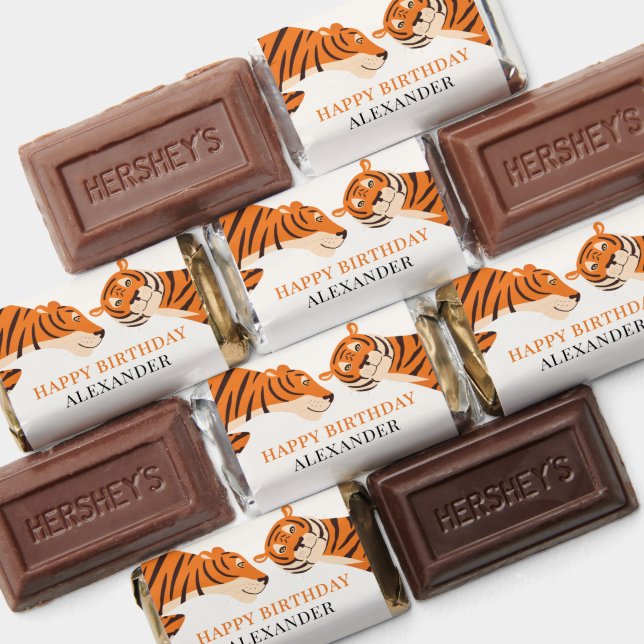 Wild One Tigers Kids Birthday Party Hershey's Miniatures (Assorted)