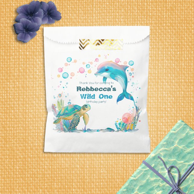 Wild One Undersea Wonders Favor Bags (Creator Uploaded)
