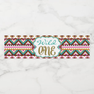 Wild One Water Bottle Labels