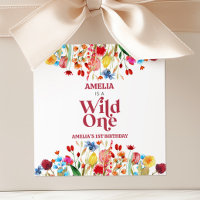 Wild One Wildflower First 1st Birthday Party Favor