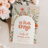 Wild and Onederful Birthday Invitation