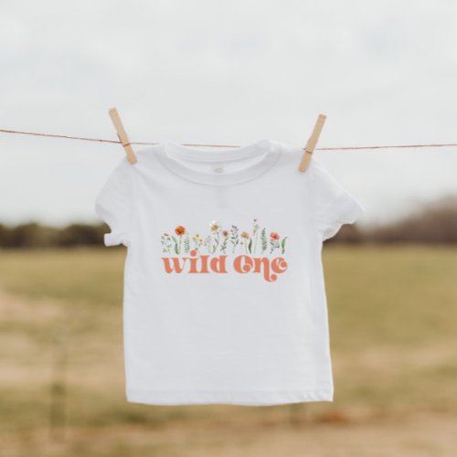 Wild One Wildflower Toddler T_Shirt