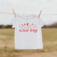 Wild One Wildflower Toddler T-shirt at Zazzle