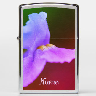 Wild Orchid Flower Personalized Zippo Lighter
