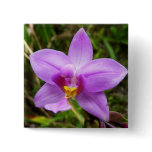 Wild Orchid Purple Tropical Flower Button