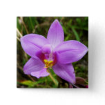 Wild Orchid Purple Tropical Flower Button