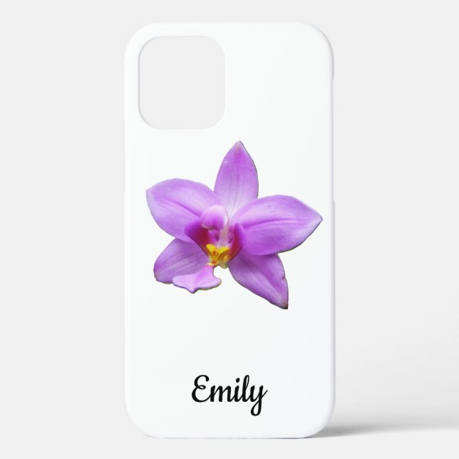 Wild Orchid Purple Tropical Flower Case-Mate iPhone Case (Back)
