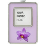 Wild Orchid Purple Tropical Flower Christmas Ornament