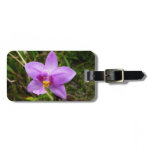 Wild Orchid Purple Tropical Flower Luggage Tag