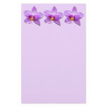 Wild Orchid Purple Tropical Flower Stationery
