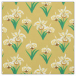 Wild Orchids - Golden Yellow Orchids and Foliage Fabric