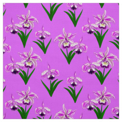 Wild Orchids - Shades of Orchid Purple  Fabric