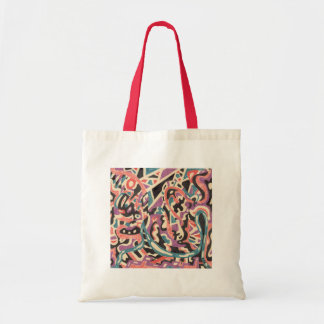 Wild, original abstract tote bag
