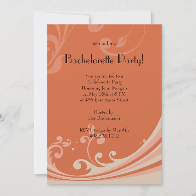 Wild Ornate Invitation (Front)