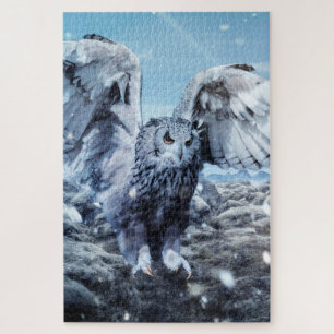 Wild Owl Jigsaw Puzzle