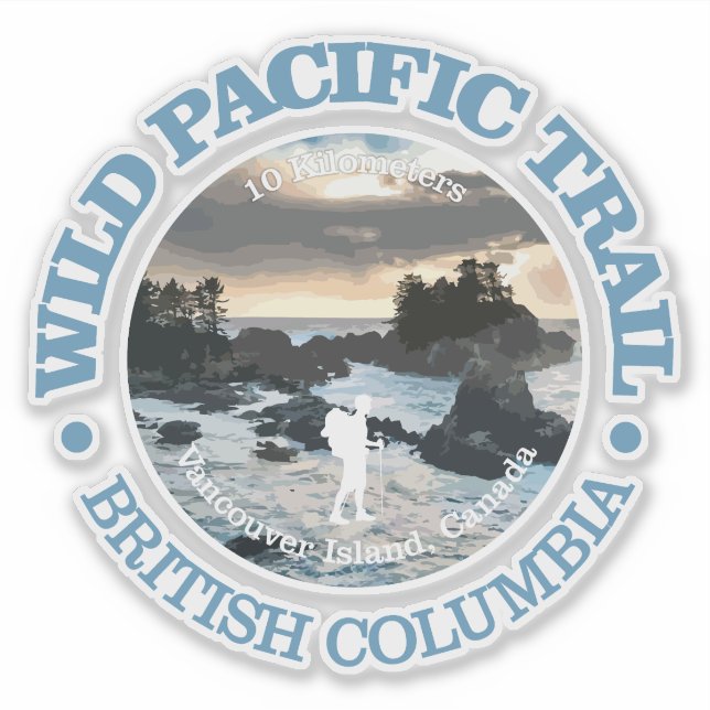 Wild Pacific Trail (OBP) Sticker (Front)