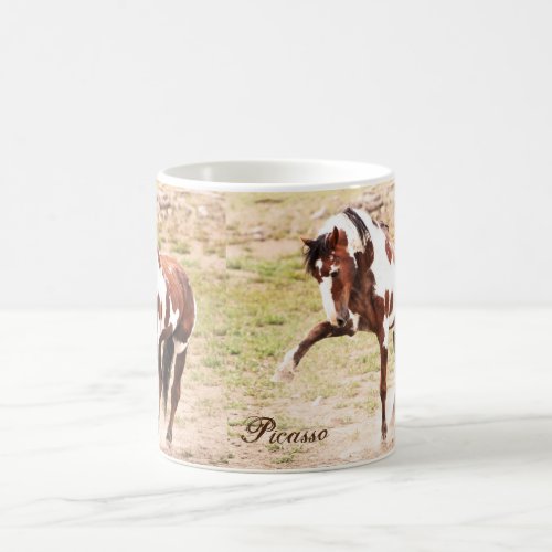Wild Paint Horse Picasso Photo Coffee Tea Mug