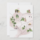 Wild Palm Blush Welcome Letter Itinerary & Map (Back)