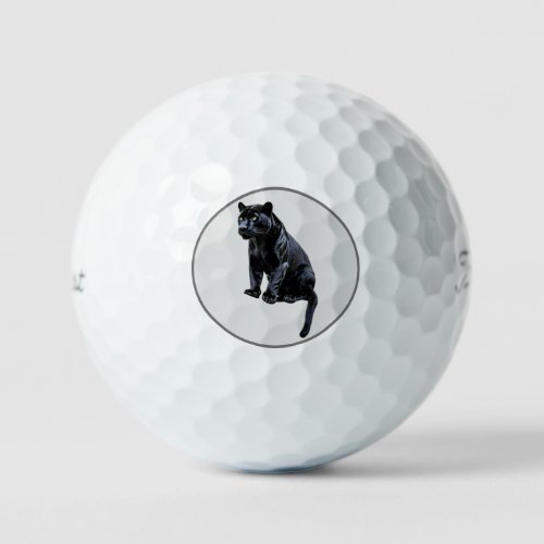 Wild Panther Design Golf Balls