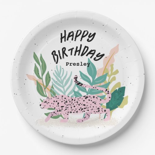 Wild Party Animals Kids Birthday Paper Plates