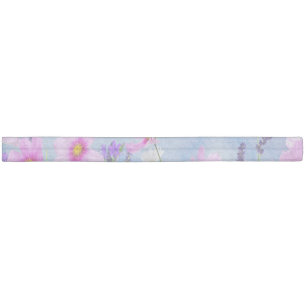 wild pastel flower hair bow hair tie