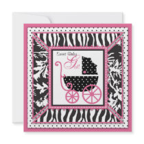 Wild Patchwork Invitation Square invitation