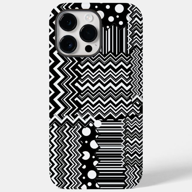 Wild Patchwork Zig-Zags Case-Mate iPhone Case (Back)