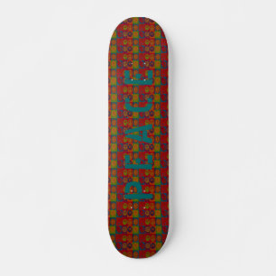 Wild Peace Signs ~ Skateboard Retro Deck